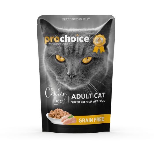 Chicken and Liver chunks in Jelly for Adult Cats